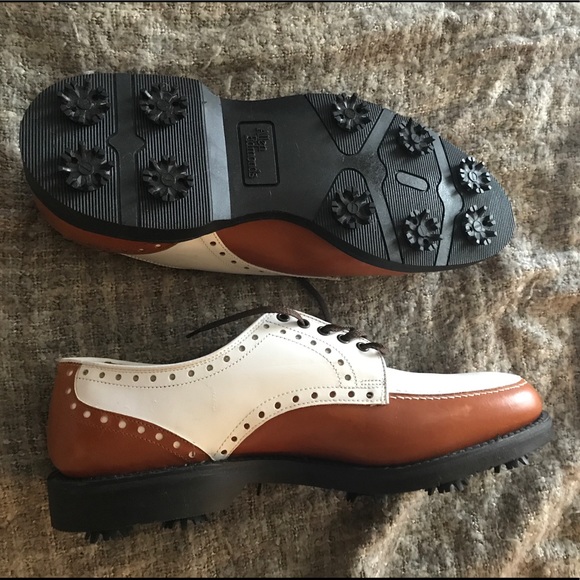 Rare Vintage Allen Edmonds Devonshire Golf Shoes - Picture 6 of 6